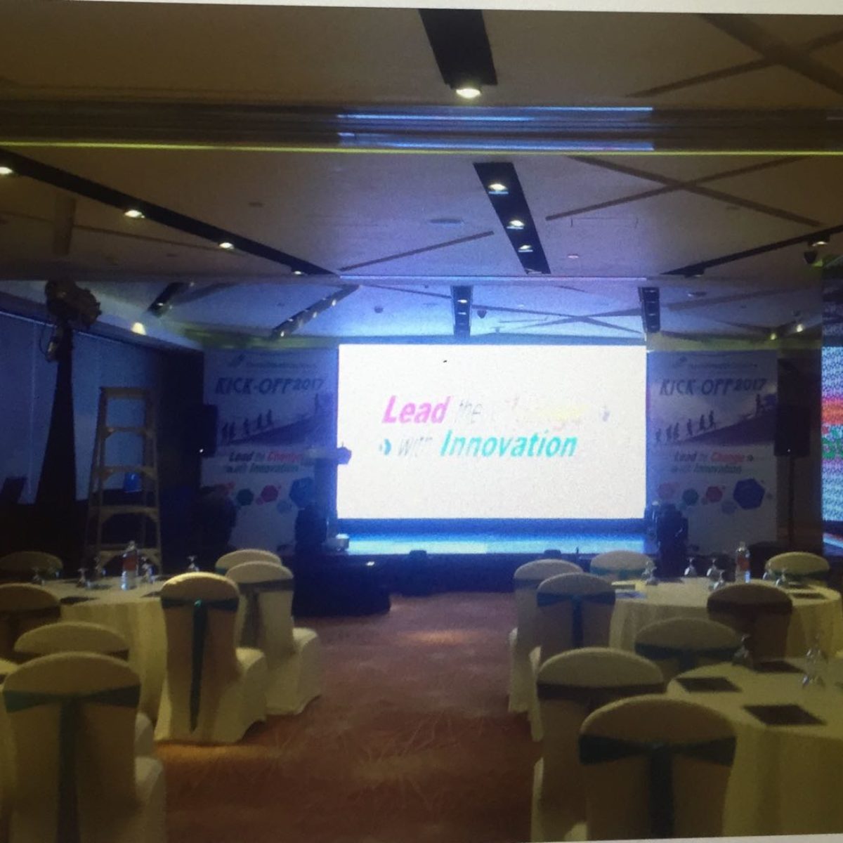 LED Video Screen Kickoff 2017