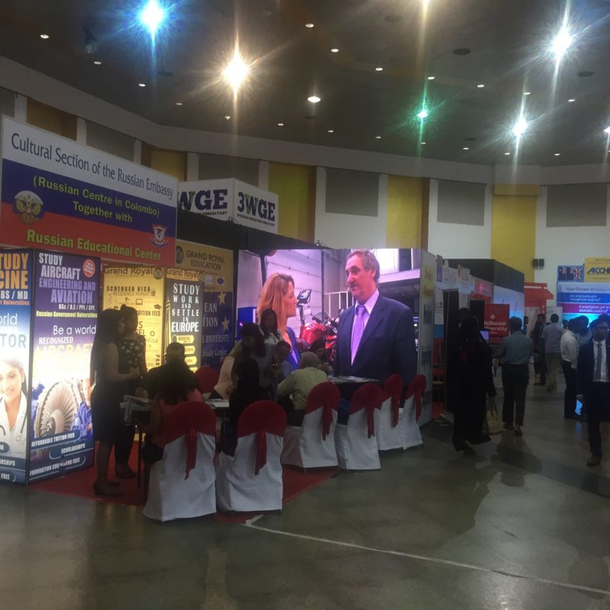 LED-Video-Wall-at-3WDE-Exhibition-Stall