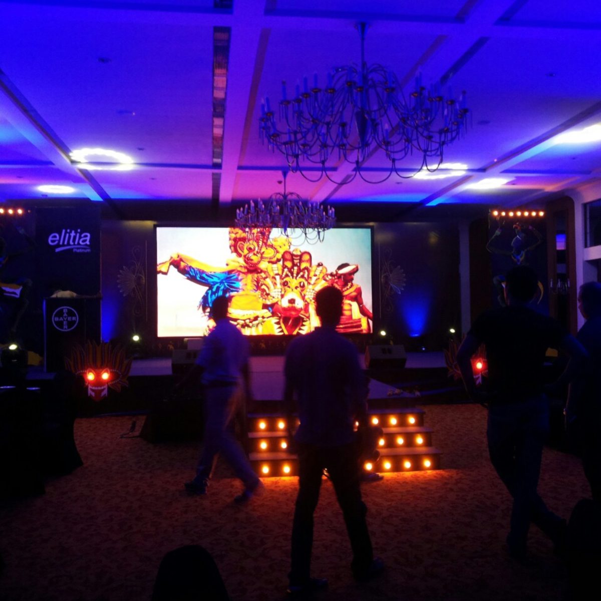 LED Video Walls at Dinner nights